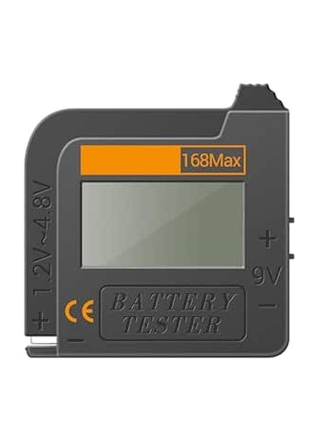 مقياس الجهد المحمول عالي الدقة لاختبار بطارية السيارة والدراجة النارية بشاشة LCD - Image 1