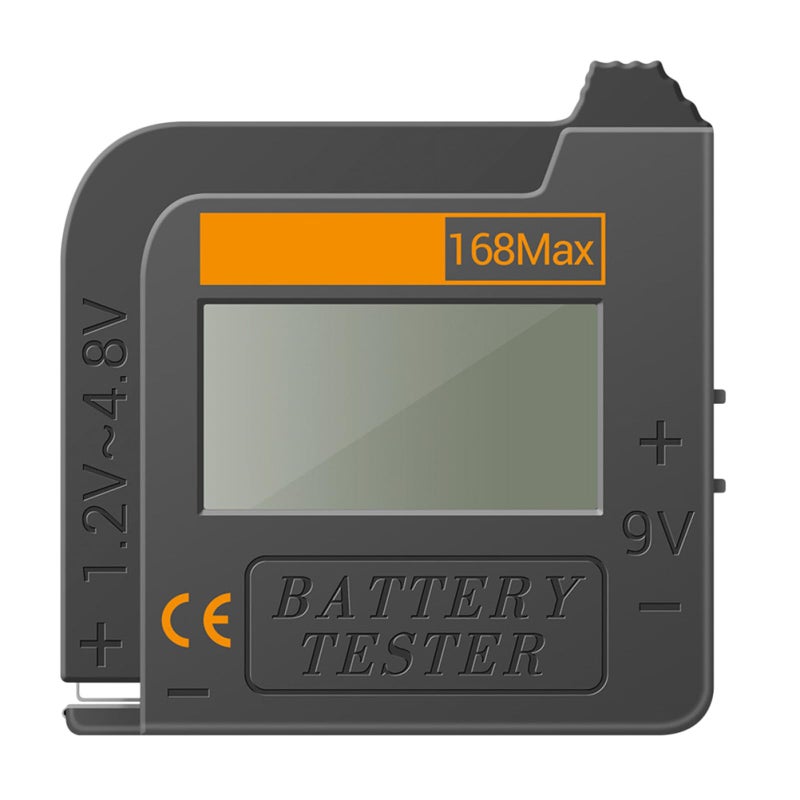 مقياس الجهد المحمول عالي الدقة لاختبار بطارية السيارة والدراجة النارية بشاشة LCD - Image 2