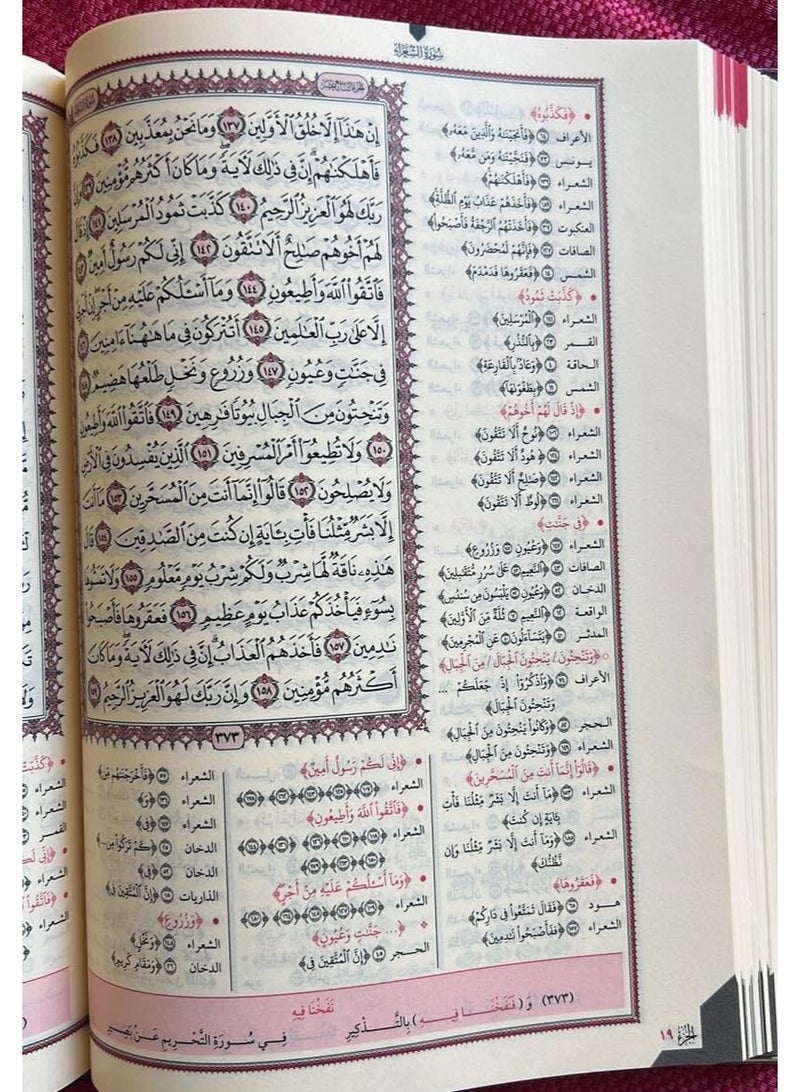 مصحف الزهراوان في متشابهات القرآن مقاس 17x24 , متعدد الالوان - Image 4