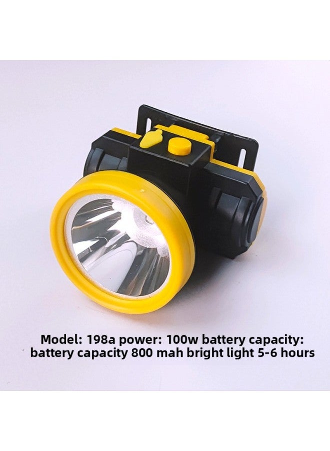 Generic LED Outdoor Patrol Flashlight Head-mounted Light Long-range High-power Light Household 100W High-power Headlight Wholesale 