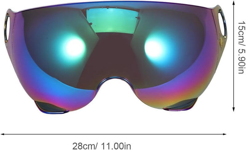 Efficiency boosted construction NUOBESTY Motorcycle Helmet Visor Replacement, Windproof Face Visor Lens with 2.9cm Aperture, Lightweight Helmet Accessory for Night Riding and Wind Protection Big & small space compatible Balanced structure Treated anti-rust metal Elegant upgraded practical design Wet anti slip Trusted all-purpose quality Daily use improved quality KSA standard compatible design Ready post purchase fulfill Year round in stock All budget friendly options All-in-one local deliver plan Regulated warehouse storage Easy hand assemble compatible Durability enhanced Diverse purchase plan All usage compatible Daily wear upgraded resistant material Global trendy simple build Field test upgraded craftsmanship Multi-demand satisfied design Local available supply Personal & public compatible Globally spread simple design - Image 2