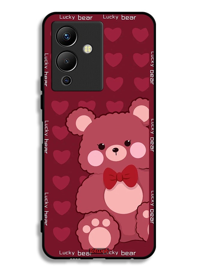 Tolwak Infinix Note 12 5G Protective Case Cover Lucky Bear - Image 2