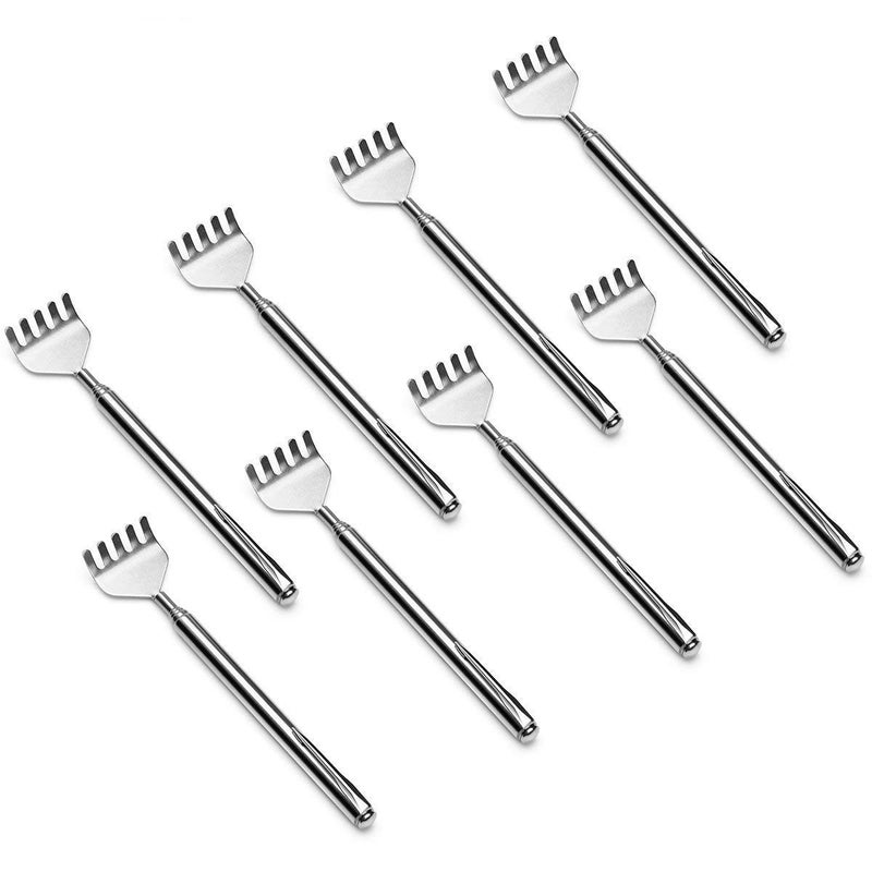 Petutu Claw Back Scratcher Extendable Metal Portable Telescopic Backscratchers 8 Pack for Men Women - Image 2