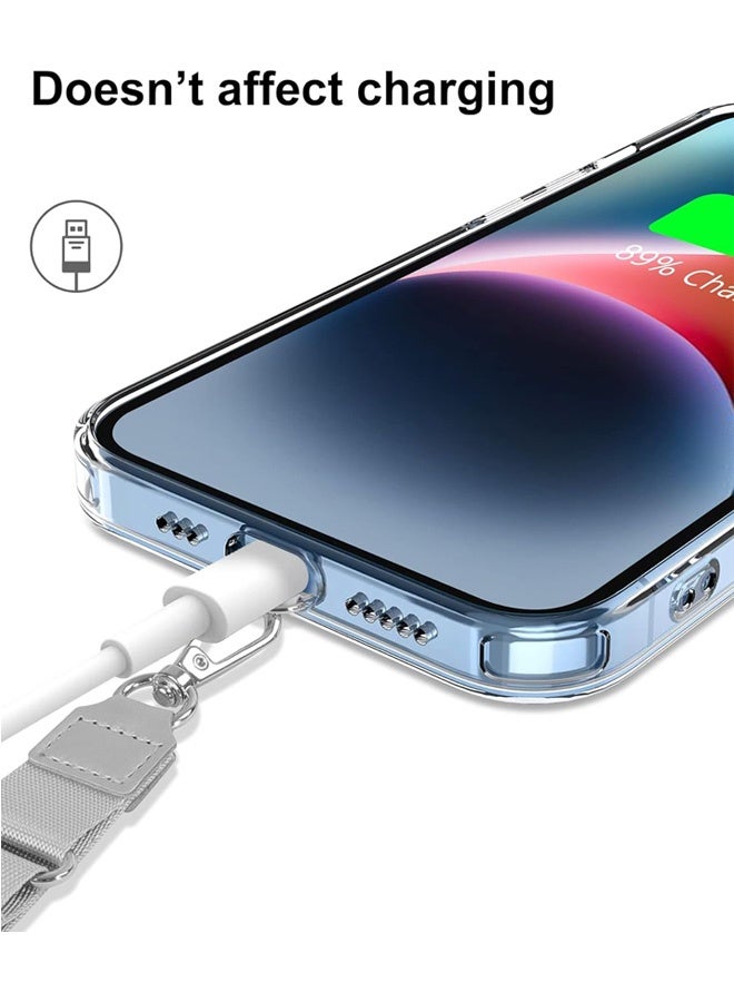 Phone Lanyard, 1X Durable Pads, Adjustable Cell Phone Lanyard Premium Nylon Crossbody Lanyards Around The Neck Fitting for All Most Smartphones - Image 3