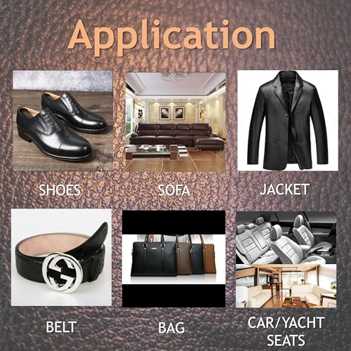 Plfawu 21Pcs Leather & Vinyl Repair Kit | Repairs Tears, Holes, Scratches & Peeling on Furniture, Car Seats & Jackets | Fast Application, Mixable Colors, All Leather Types - Image 2