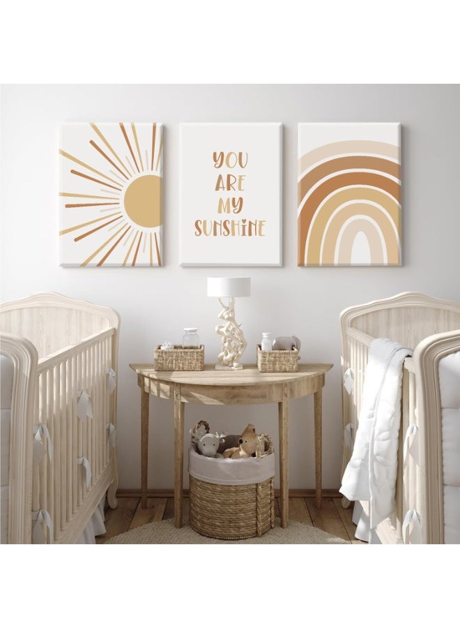 موان تابلوه حائط اطفال 3 قطع 30×40 سم لكل قطعة - سمك 30 مم - طباعة ديجيتال بطبقة UV - لاصق ذاتي سهل التركيب- خامات امنه - Image 4