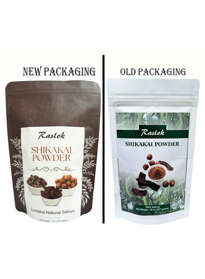 Raslok Shikakai Powder | Natural Hair Cleanser & Conditioner | 100% Pure Acacia concinna Fruit Pods Powder (3.52 oz) - Image 2