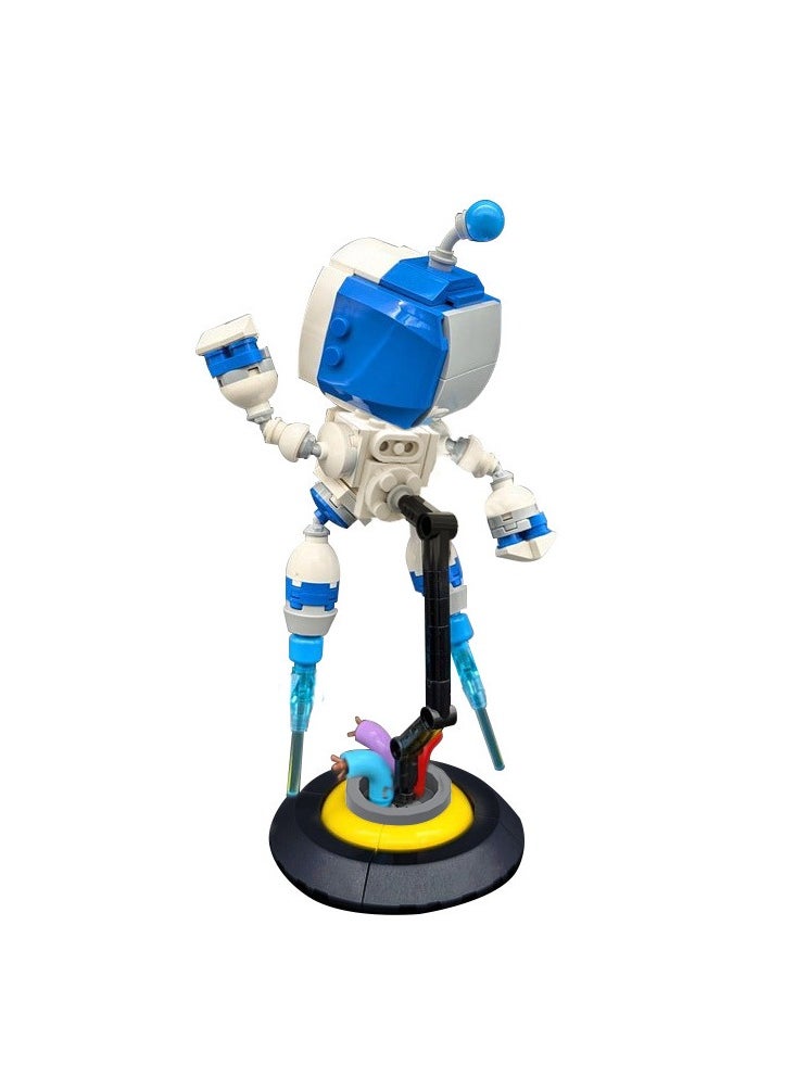 MOC-196011 Astro Robot Astro Bot Small particle children's puzzle assembly building block model  - Image 2