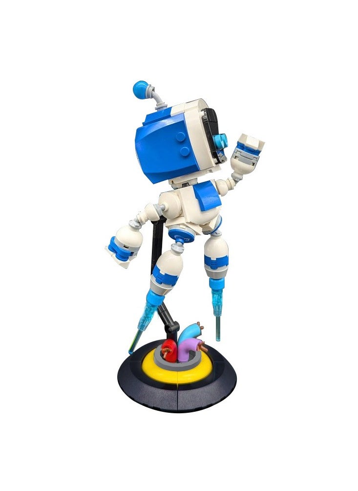 MOC-196011 Astro Robot Astro Bot Small particle children's puzzle assembly building block model  - Image 4