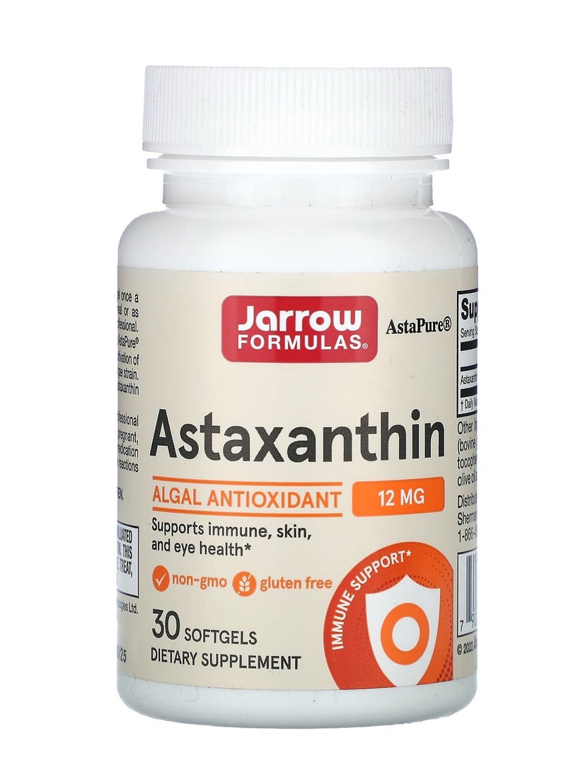 jarrow formulas Astaxanthin, 12 mg, 30 Softgels