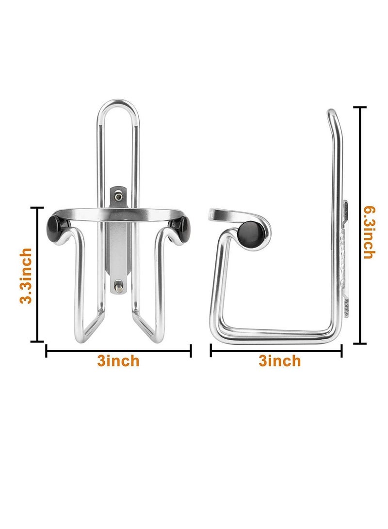SOLARAE حامل زجاجة الدراجة قابل للتعديل حامل زجاجة ماء الدراجة خفيف الوزن من الألمنيوم قفص زجاجة ماء الدراجة، حامل زجاجة مشروبات عالمي متين - Image 4