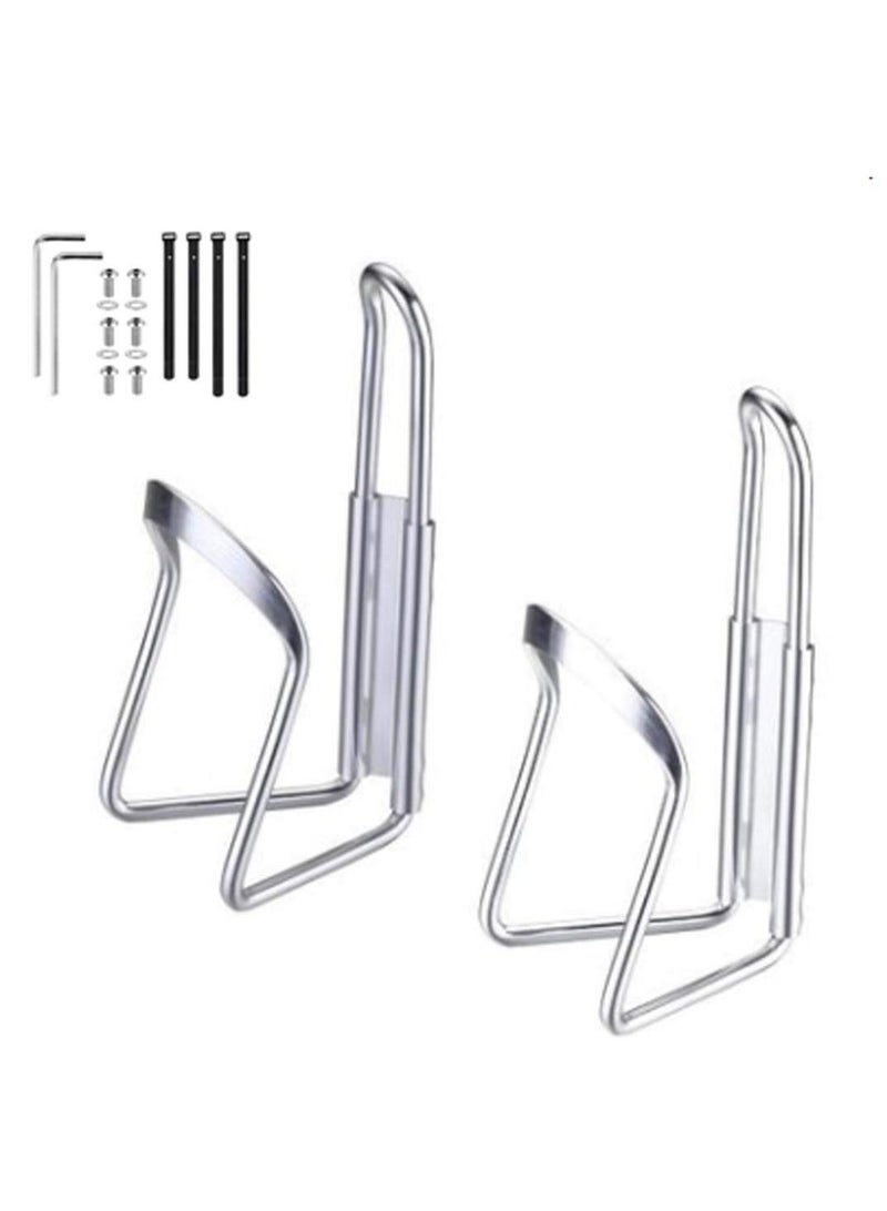 SOLARAE حامل زجاجة الدراجة قابل للتعديل حامل زجاجة ماء الدراجة خفيف الوزن من الألمنيوم قفص زجاجة ماء الدراجة، حامل زجاجة مشروبات عالمي متين - Image 1