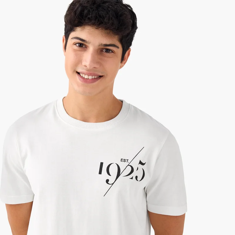 Splash FAV The Godfather Print Crew Neck T-shirt