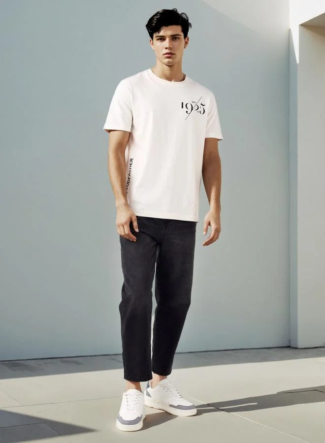 Splash FAV The Godfather Print Crew Neck T-shirt