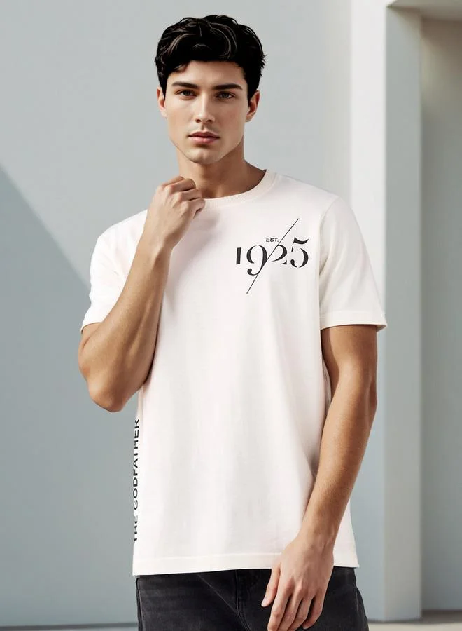 Splash FAV The Godfather Print Crew Neck T-shirt