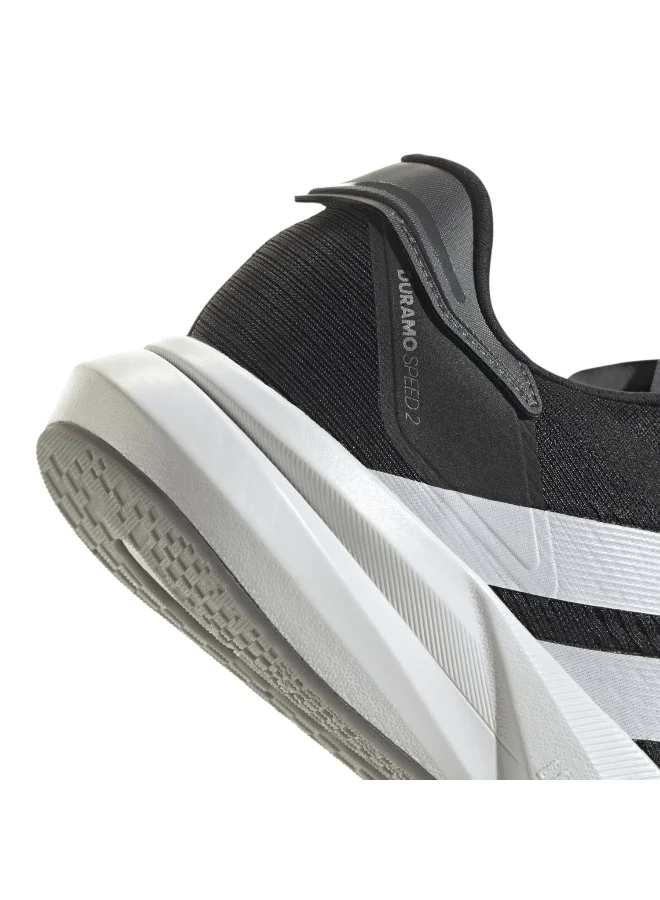 adidas أحذية جري دورامو سبيد 2 للرجال - أسود مقاس 6.5
