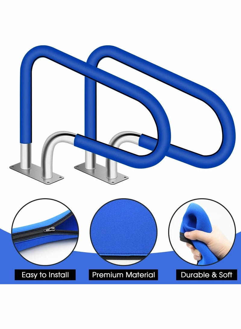 Neoprene Zipper Pool Handrail Cover for Swimming Pool Inground Ladder Grip - Safety Rail Sleeve (4 Feet)