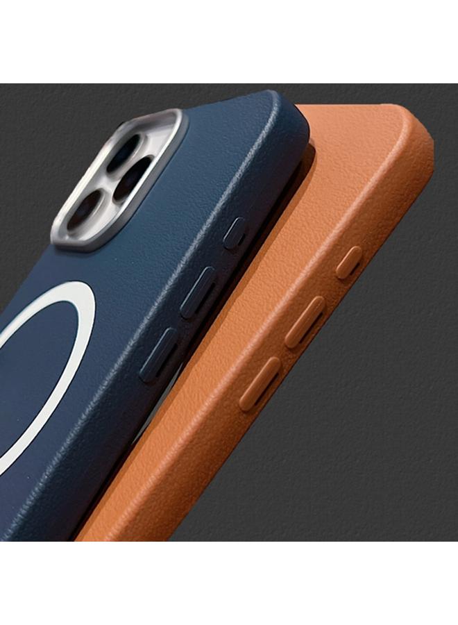 اس-توب جراب لهاتف iPhone 13 Pro Max بتصميم من الجلد مع غطاء MagSafe بتغطية كاملة - Image 3