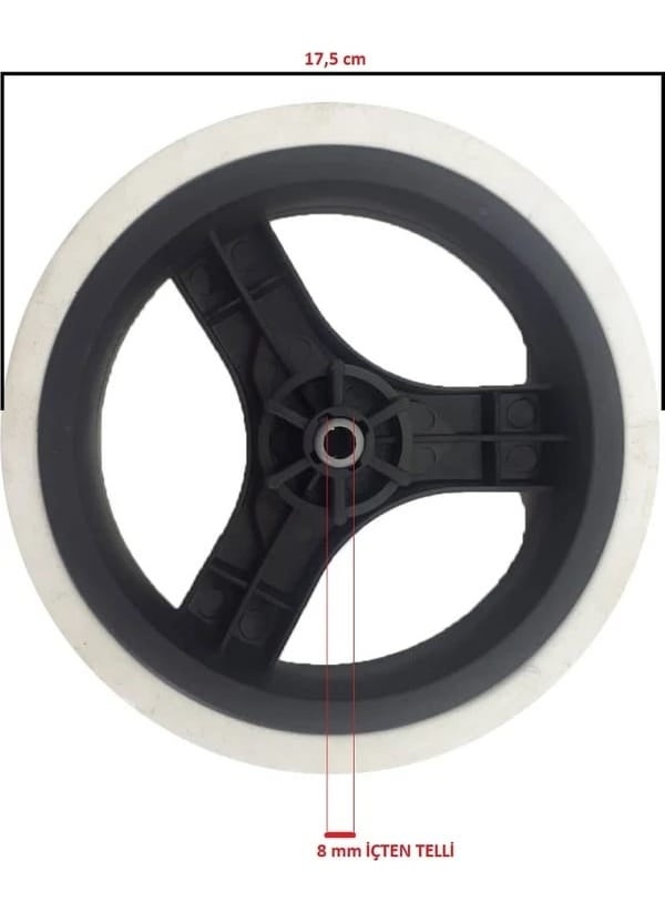 Salfat Market Cart Wheel Attachment Remover Takmatik 2-Piece  - Image 3