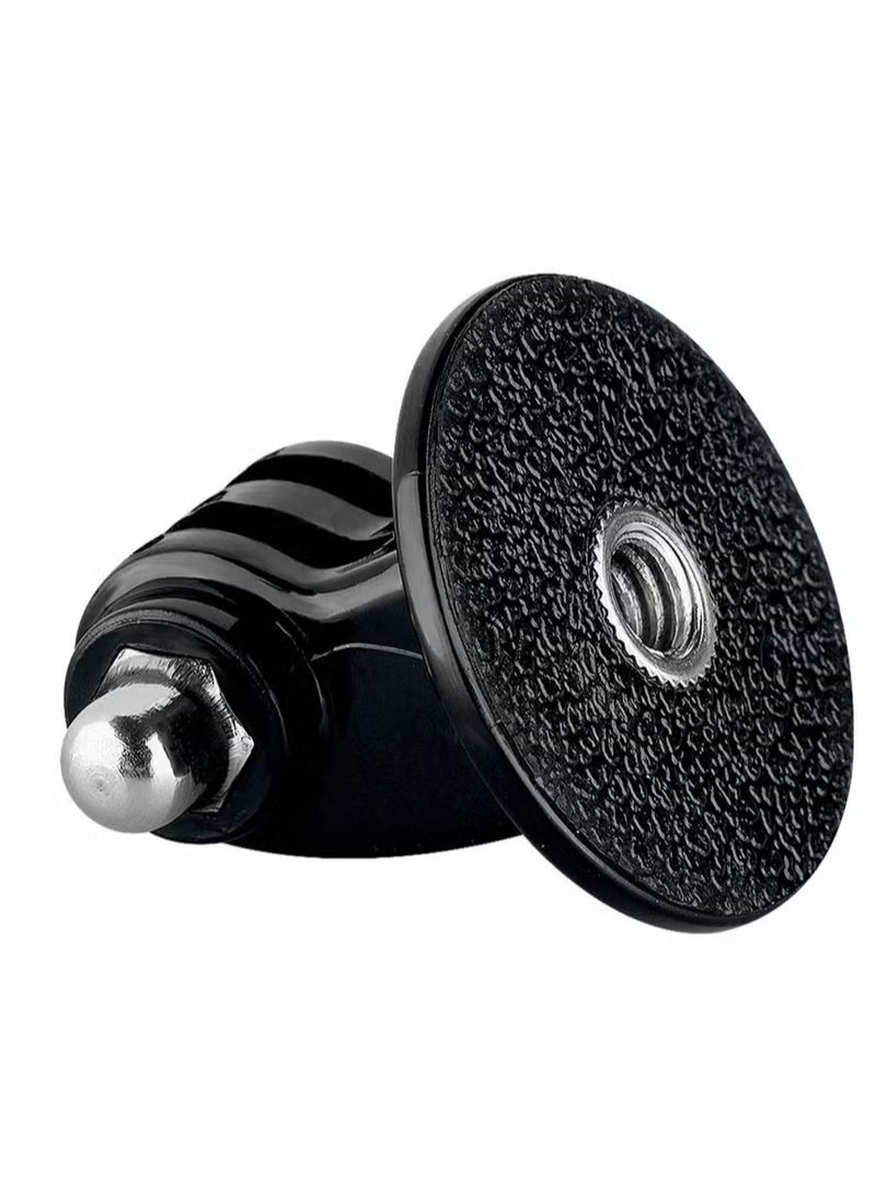 Generic - Tripod Mount Adapter Screw Mount Compatible for GoPro Hero 10, 9, 8, 7, 6, 5, 4, Session, 3+, 3, 2, 1, Hero (2018), Fusion, DJI Osmo, Sjcam, Xiaoyi Action Cameras (5 Packs) - Image 1