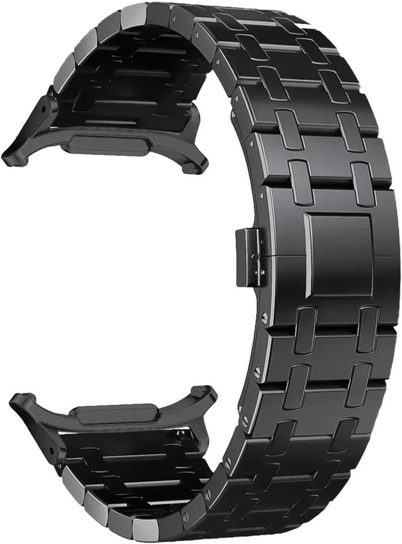 Watch Ultra 47mm سوار معصم معدني بدون فجوات لون B - Image 1