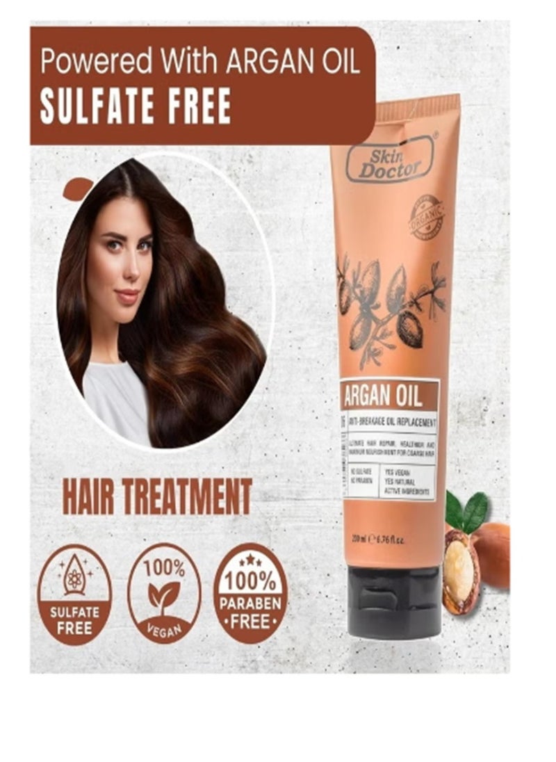 Skin Doctor Argan Oil-Enhanced Hair Oil Replacement Nourishing and Strengthening Solution