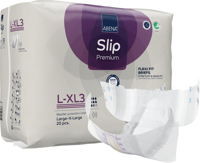Abena Abena Slip Flexi Fit Adult Incontinence Brief XL Heavy Absorbency Breathable 1000020865 20 Ct