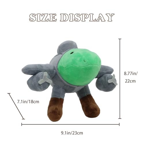 TBKETR Italian BrainrotTung Tung Tung Sahur Plushies Toy 9inch for Fans Gift Soft Stuffed Animal Pillow for Home Kids Bedroom Decor Birthday Christmas Choice for Boys GirlsCrocodile Plane - Image 5