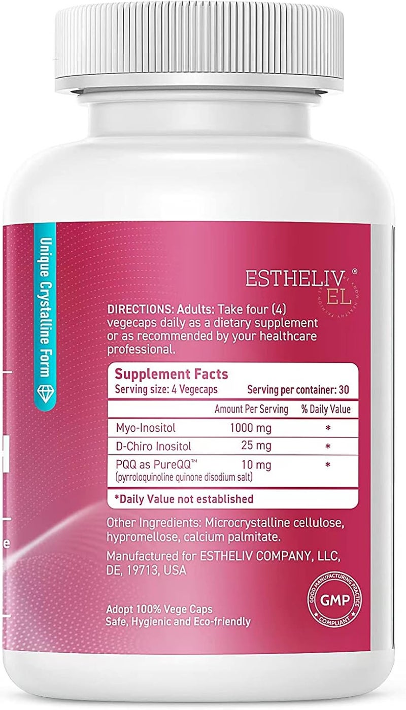 ESTHELIV Optimal Ovarian Health 120 VegeCaps - Image 2