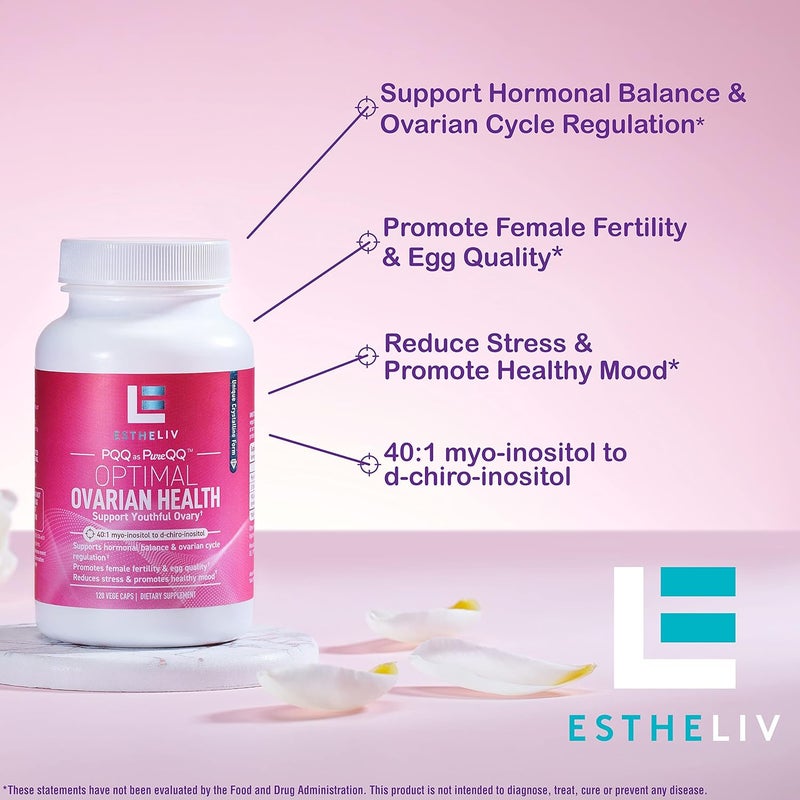 ESTHELIV Optimal Ovarian Health 120 VegeCaps - Image 4