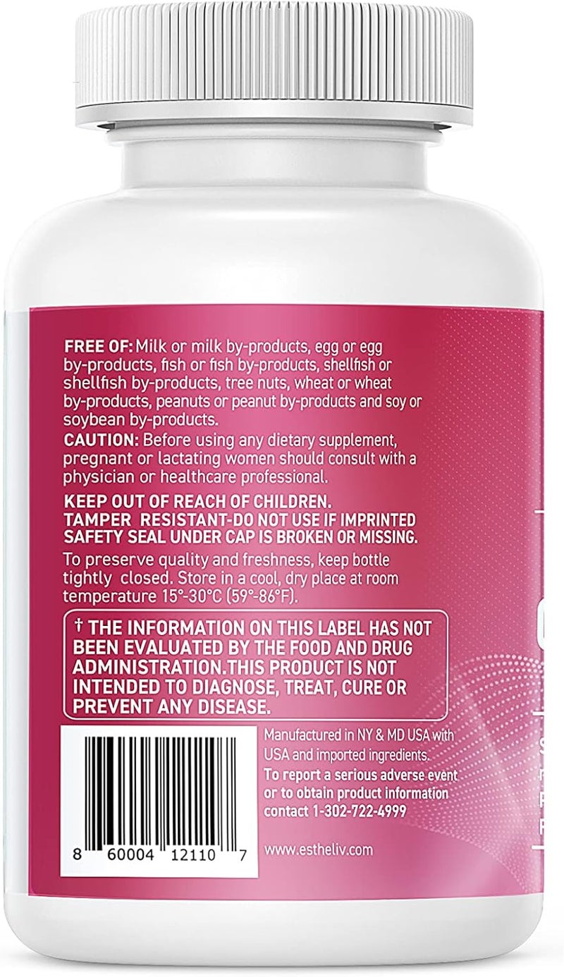 ESTHELIV Optimal Ovarian Health 120 VegeCaps - Image 3