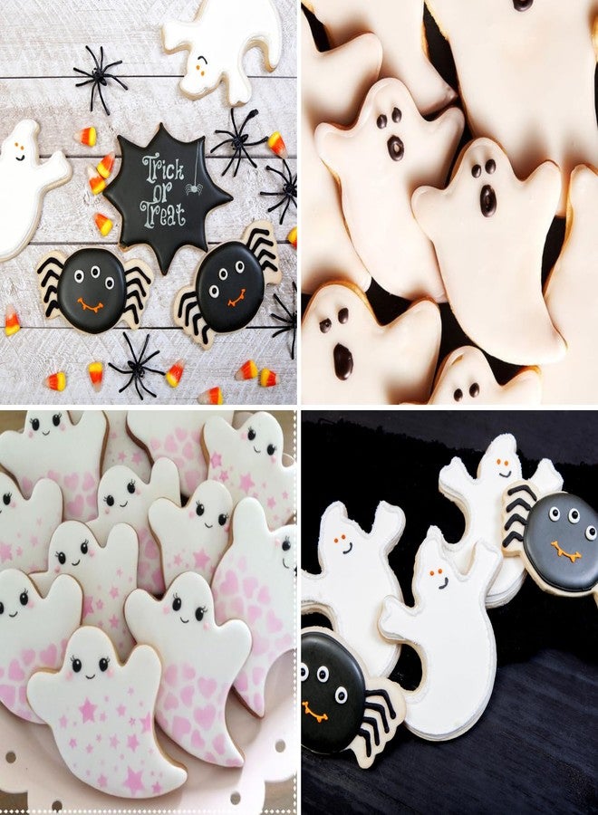 KAISHANE Ghost Cookie Cutter Set,3Pcs Stainless Steel Halloween Biscuit Cutters for Holiday Baking - Image 5