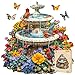 Artipuz Wooden Puzzles for Adults Garden Melody Wooden Puzzle Unique Shape Wooden Jigsaw Puzzle for Adults Wood Puzzles Adult Gifts for Friends and Family Wall Art Home Decor 230pcs 134 132in L - Image 2