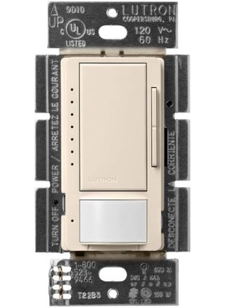 Lutron Maestro LED Dimmer switch with motion sensor, no neutral required, MSCL-OP153M-LA, Light Almond - pzsku/ZE94D8B98F451C76D1C02Z/45/_/1741637700/6d07b363-e3da-4eea-92c7-8f2eefd4f917