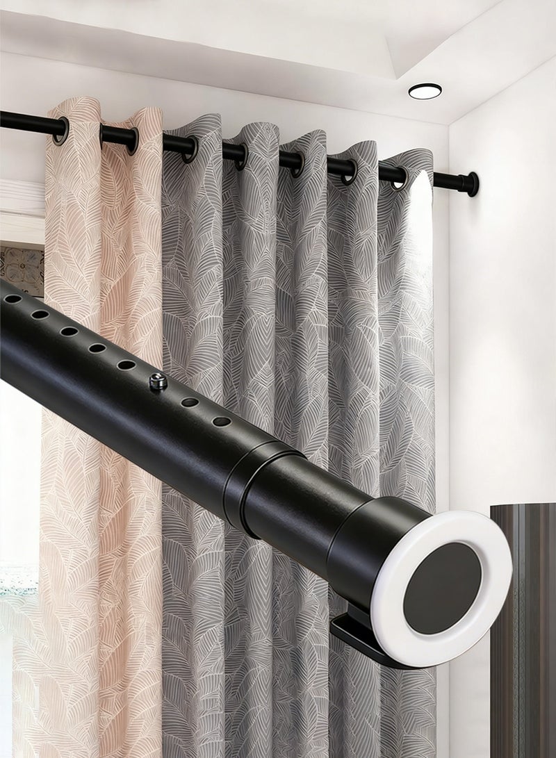 POWER Extendable Curtain Rod No Drill Tension Rod Adjustable Shower Curtain Rod Heavy Duty Spring Rod for Window Bathroom Closet Clothes Hanging - Image 1