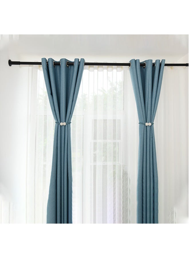 POWER Extendable Curtain Rod No Drill Tension Rod Adjustable Shower Curtain Rod Heavy Duty Spring Rod for Window Bathroom Closet Clothes Hanging - Image 3