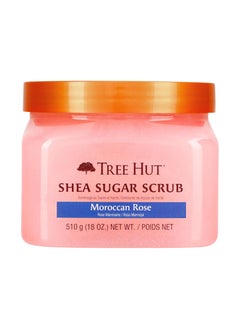 Tree Hut TREE HUT SHEA SUGAR SCRUB MOROCCAN ROSE 18OZ  - Image 1