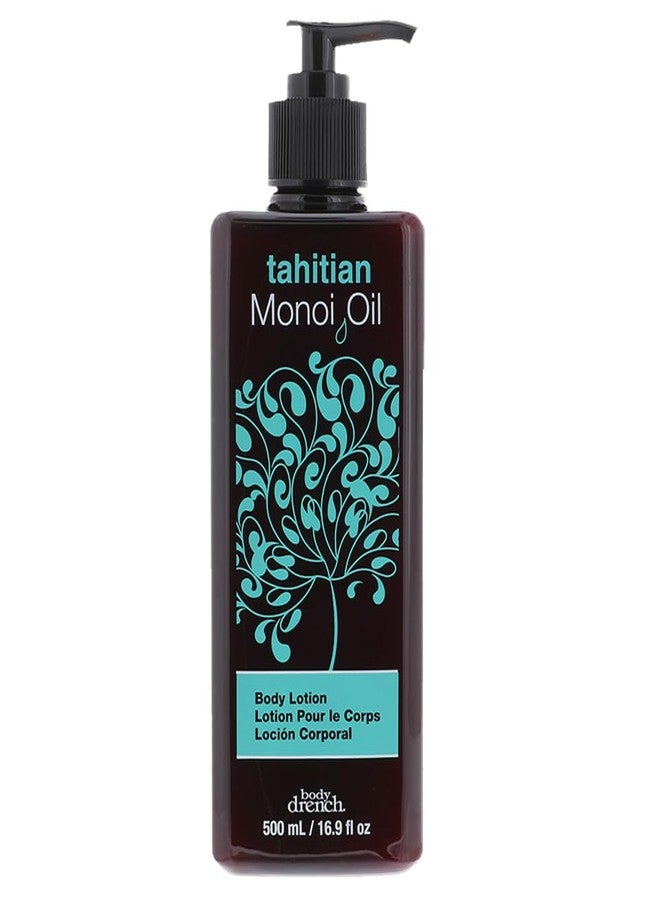 Body Drench Tahitian Monoi Oil Body Lotion for Women - Ultra-Hydrating Moisturizer with Gardenia & Coconut Oil Lotion for Dry Skin, Skincare, 16.9 fl oz - Image 1