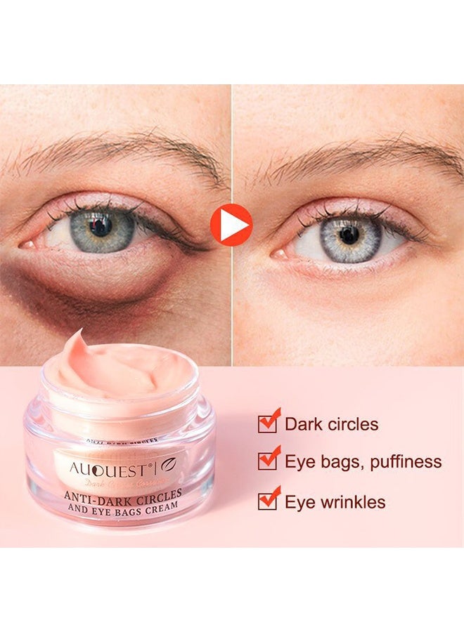 AuQuest Anti Dark Circles And Eye Bags Cream 20G, Fade Dark Circles, Remove Fine Lines And Eye Bags, Anti-Wrinkle Anti-Aging Firming Brighten Skin Cream, Eye Care Cream - Image 2