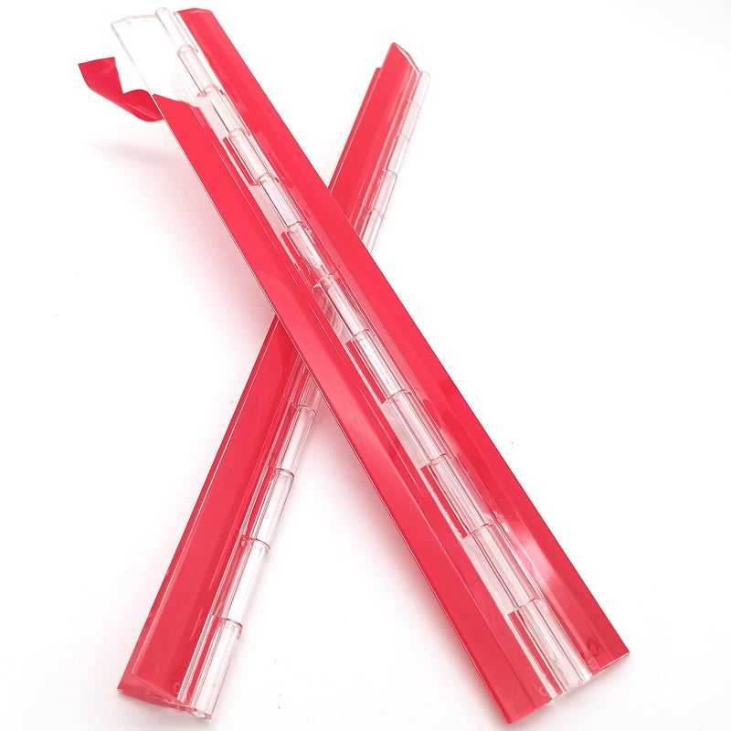 Anyalite AcrylHinge 300mm Transparent Plastic Piano Hinges SelfAdhesive for DIY Box Aquarium Golf Cart Tray Display Stand - Image 2