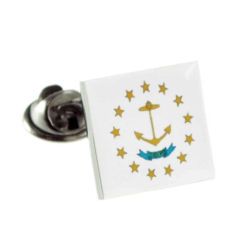 Oaktree Gifts USA American Rhode Island State Flag Lapel Pin Badge - Image 5
