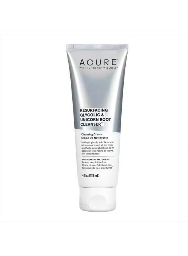 Acure Glycolic & Unicorn Root Cleanser - 118 ml