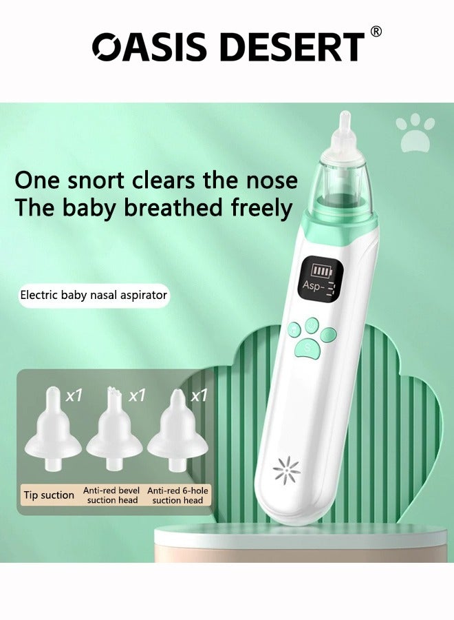 OASIS DESERT Electric Silent Baby Nasal Aspirator Family Children's Nasal Congestion Clearing Device - Image 3