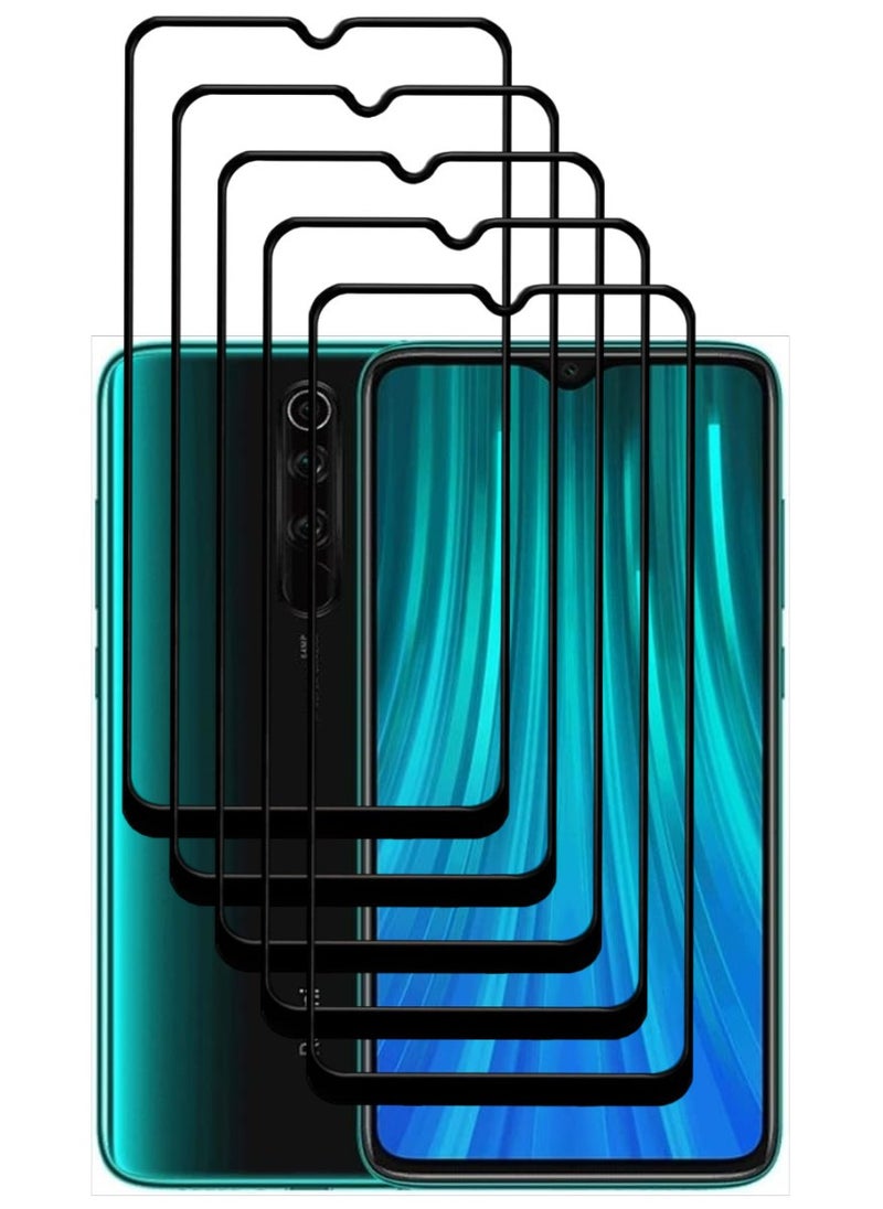 ACLIX 5 Pieces Antistatic ESD Dustproof Premium Quality High Definition Tempered Glass Screen Protector Designed For Xiaomi RedmiNote 8 Pro - Image 1