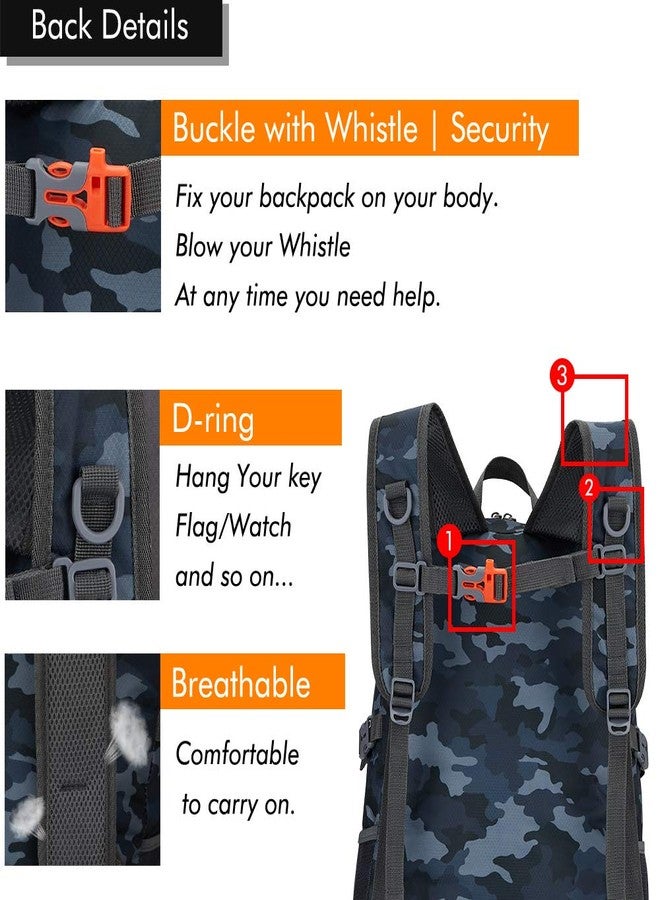 MAXTOP 40/50L Lightweight Packable Backpack for Hiking Traveling Camping Water Resistant Foldable Outdoor Travel Daypack - Image 5