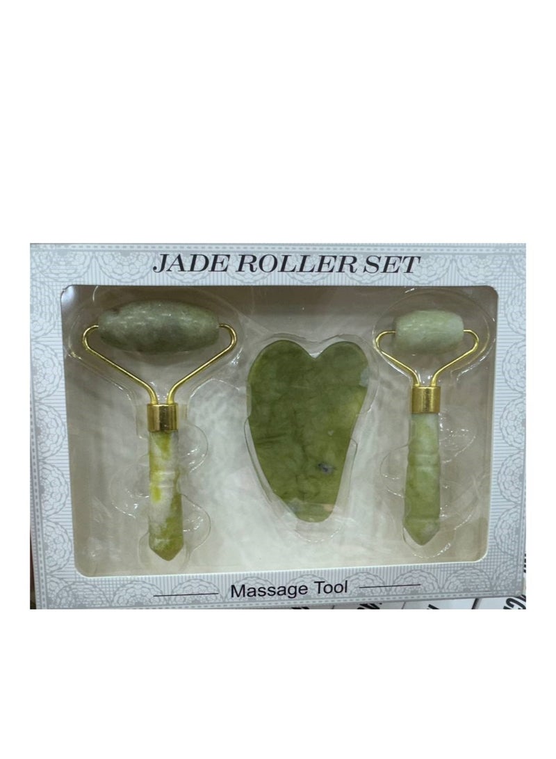 مجموعة تتكون من 3 قطع  لتدليك الوجه يعمل ع تحفيز الكولاجين وشد البشرة لان الجهاز به جزء للوجه وجزء ل تحت العين بارد ومنعش جداً للبشرة يعمل على عمل مساج للوجه بشكل إحترافي كما في مراكز التجميل الطبية - Image 1