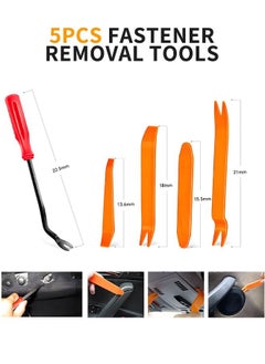GROIC 620 PCs Car Retainer Clips & Plastic Fasteners Kit, 16 Most Popular Sizes Nylon Bumper Fender Rivets with 10 Cable Ties， Fasteners Remover and Sound Insulation Cotton for Car  - Image 5