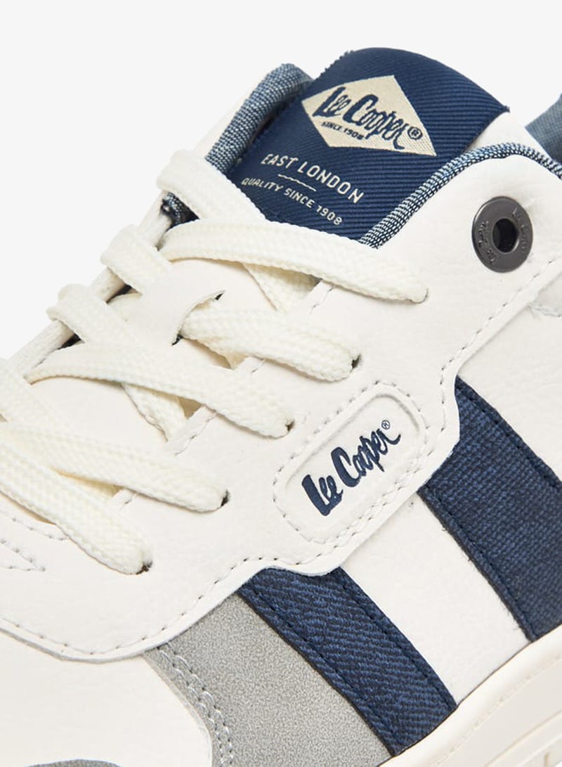 لي كوبر سنيكرز رجالي برباط وكاحل بتصميم متعدد الألواح - Image 4