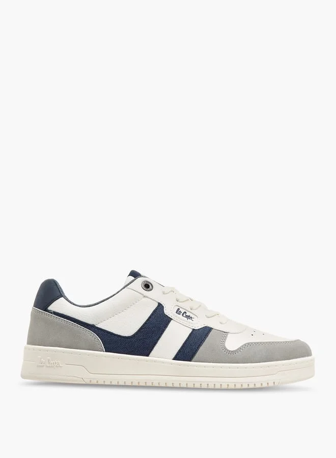 Lee Cooper Men's Panelled Lace-Up Ankle Sneakers