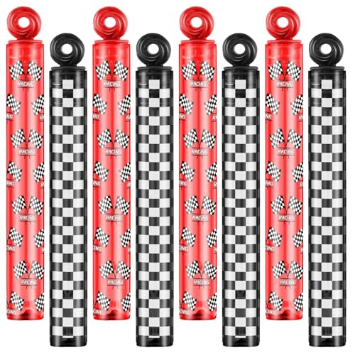Rotatingpals 32 Pcs Racing Bubble Wands Checkered Bubble Wand Race Car Party Favors for Adult Summer Activity Race Car Birthday Party Goodie Bag Stuffers Gifts Wedding Supplies - Image 1
